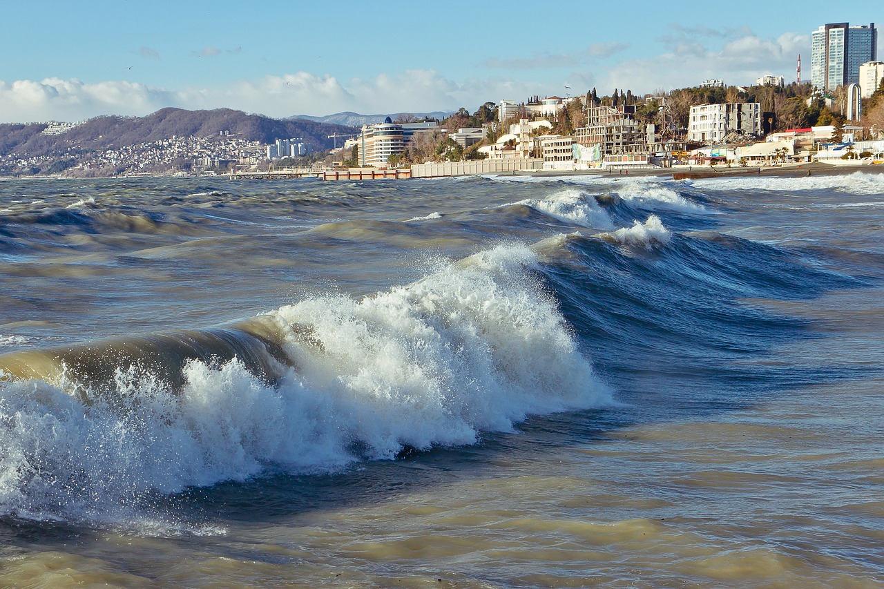 Image - sea sochi wave storm black sea