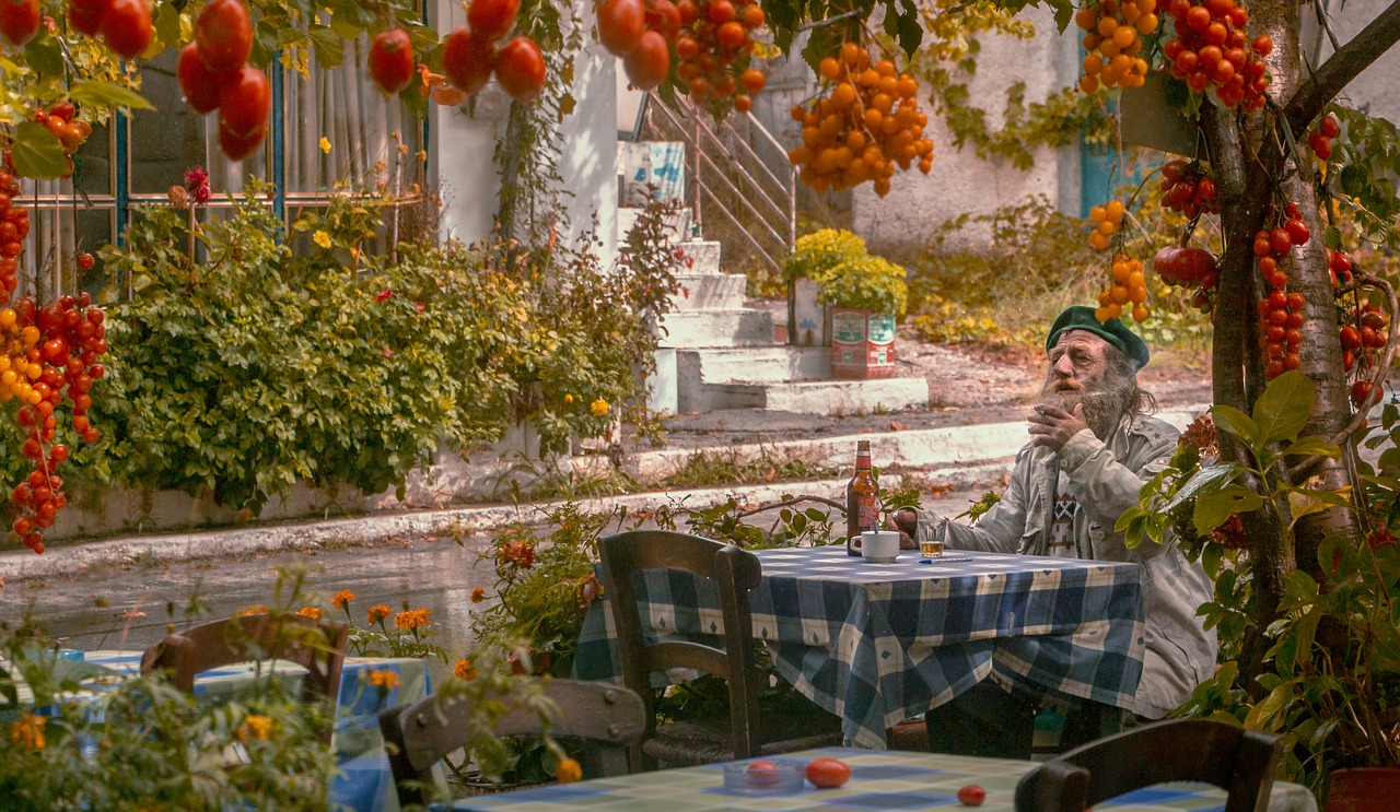 Image - autumn old man memories tomatoes