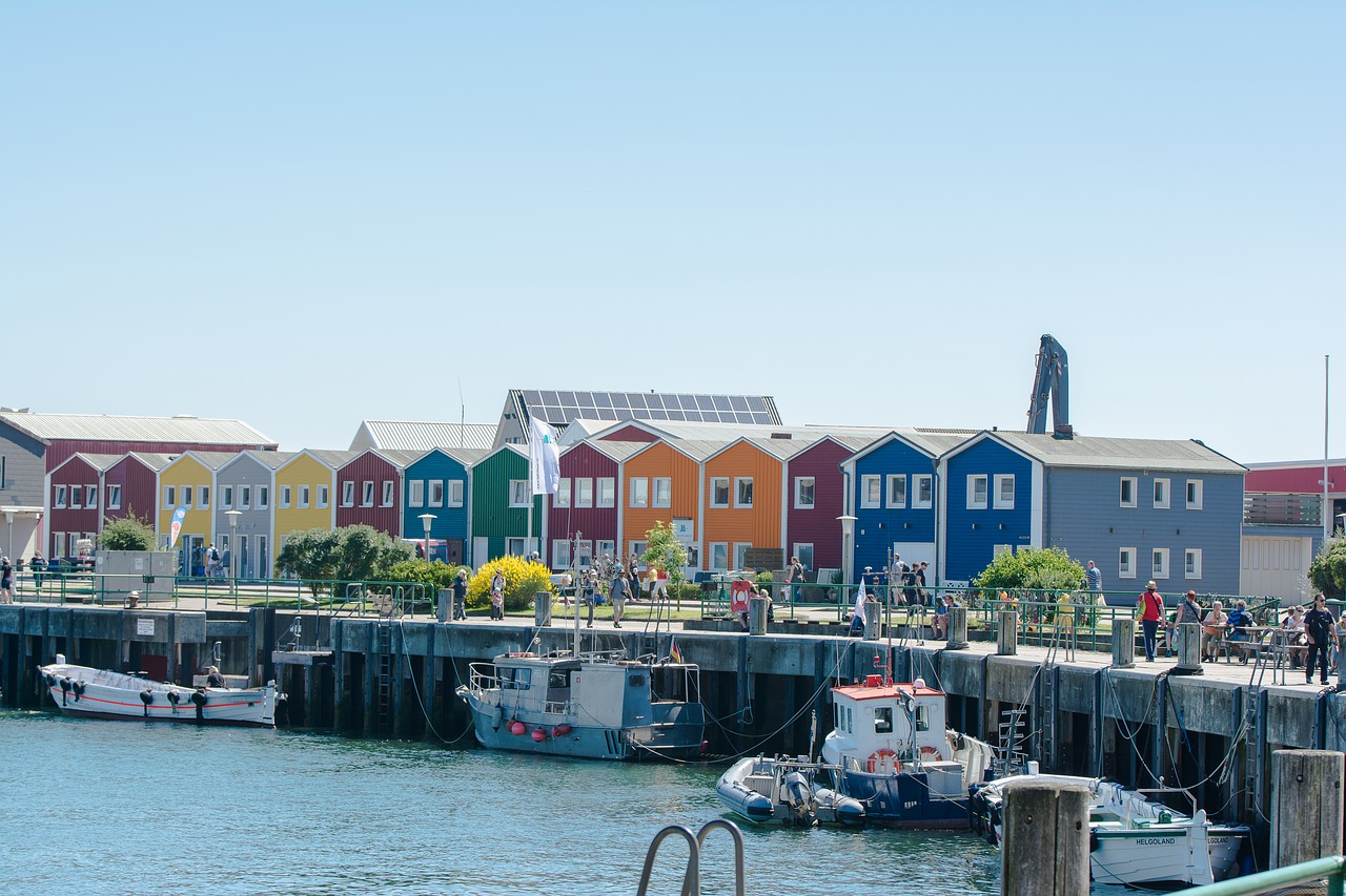 Image - helgoland colorful colourful houses