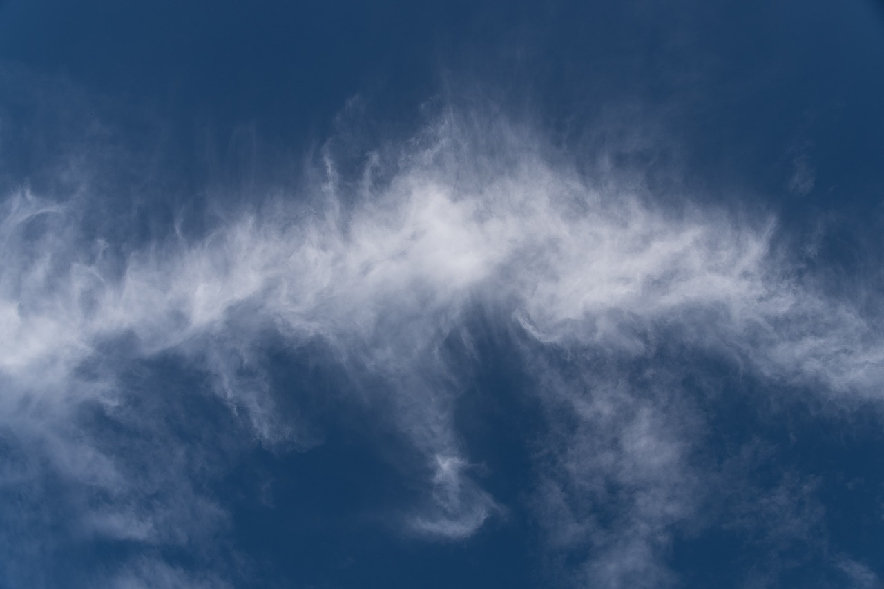 Image - clouds white blue fluffy delicate