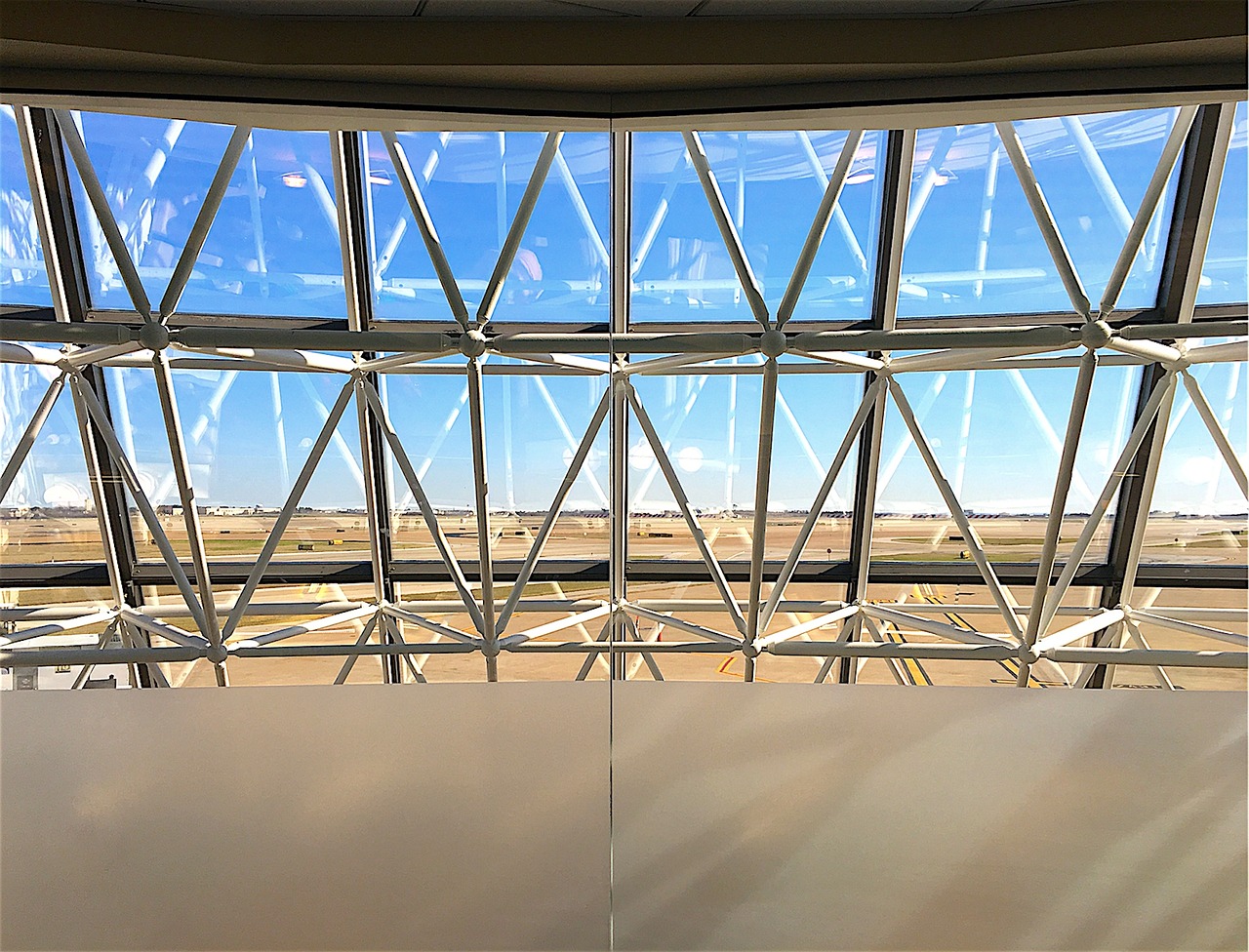 Image - airport window architecture travel