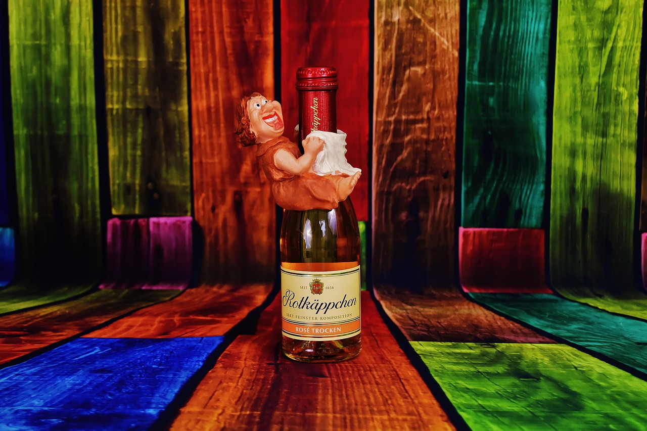 Image - figure woman bottle funny