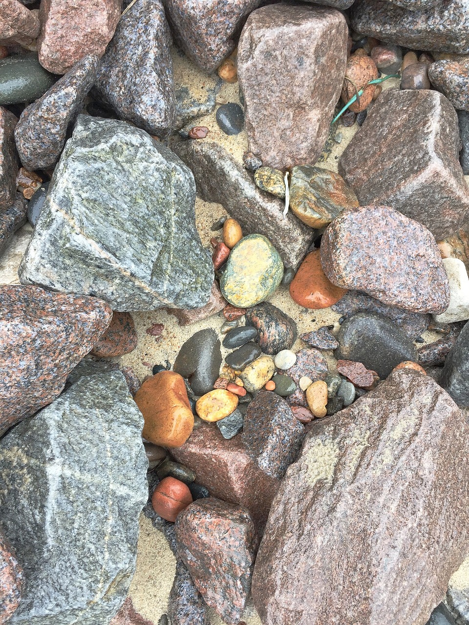 Image - stones pebbles different stones