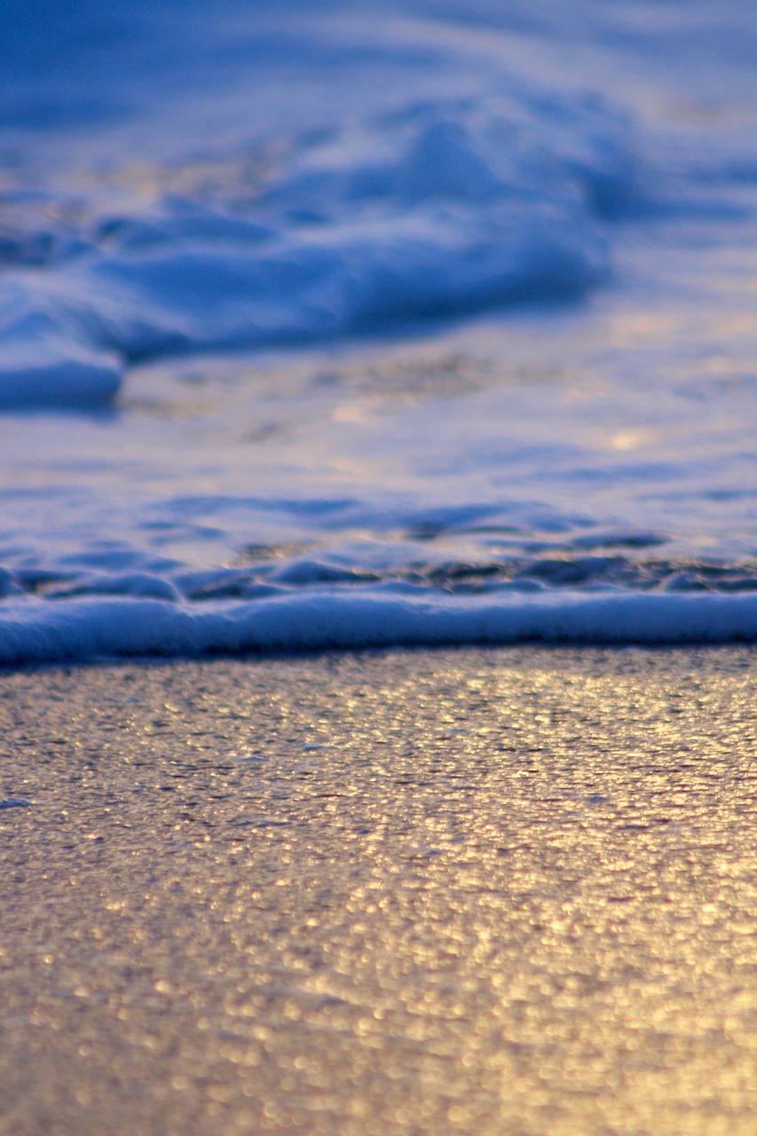 Image - beach sun sunset light orange