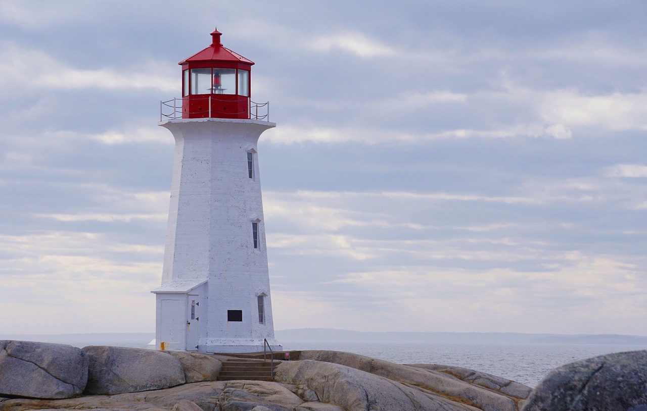 Image - lighthouse nova scotia canada ocean