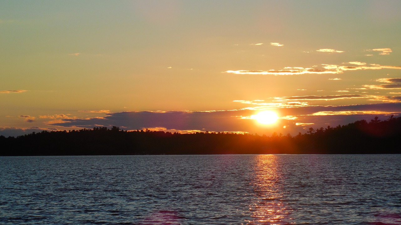 Image - sunset sky canada color sunlight