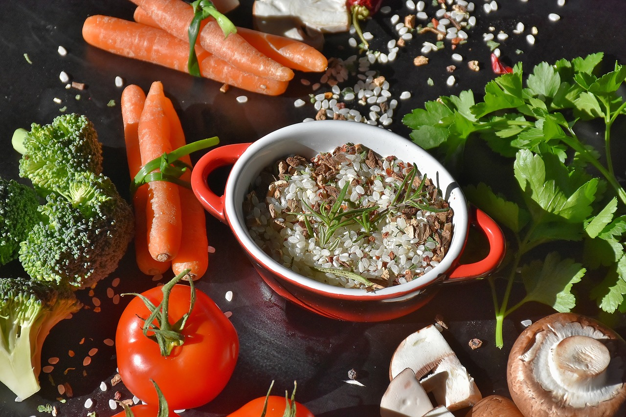 Image - rice mushrooms risotto rice