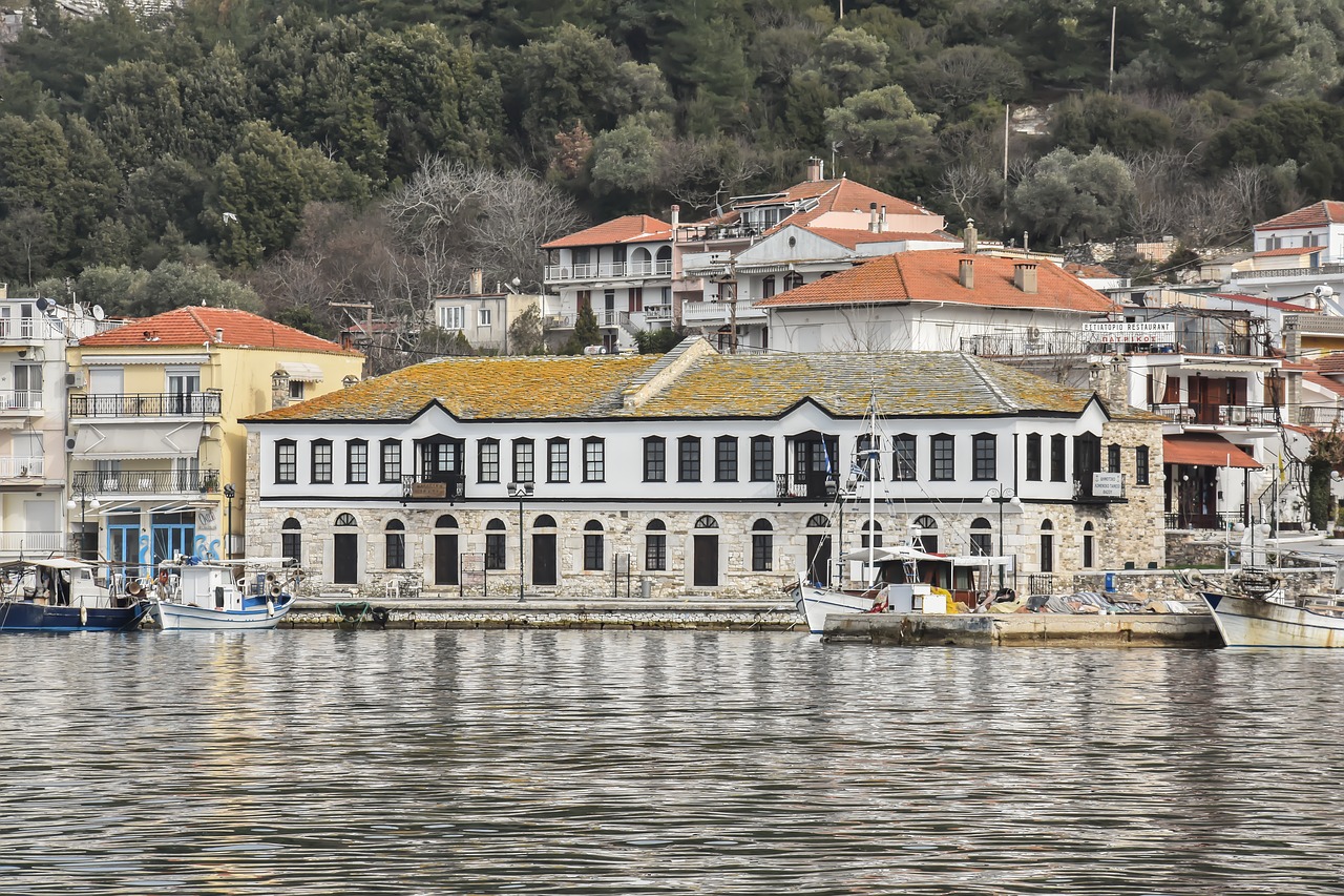 Image - island building thasos greece