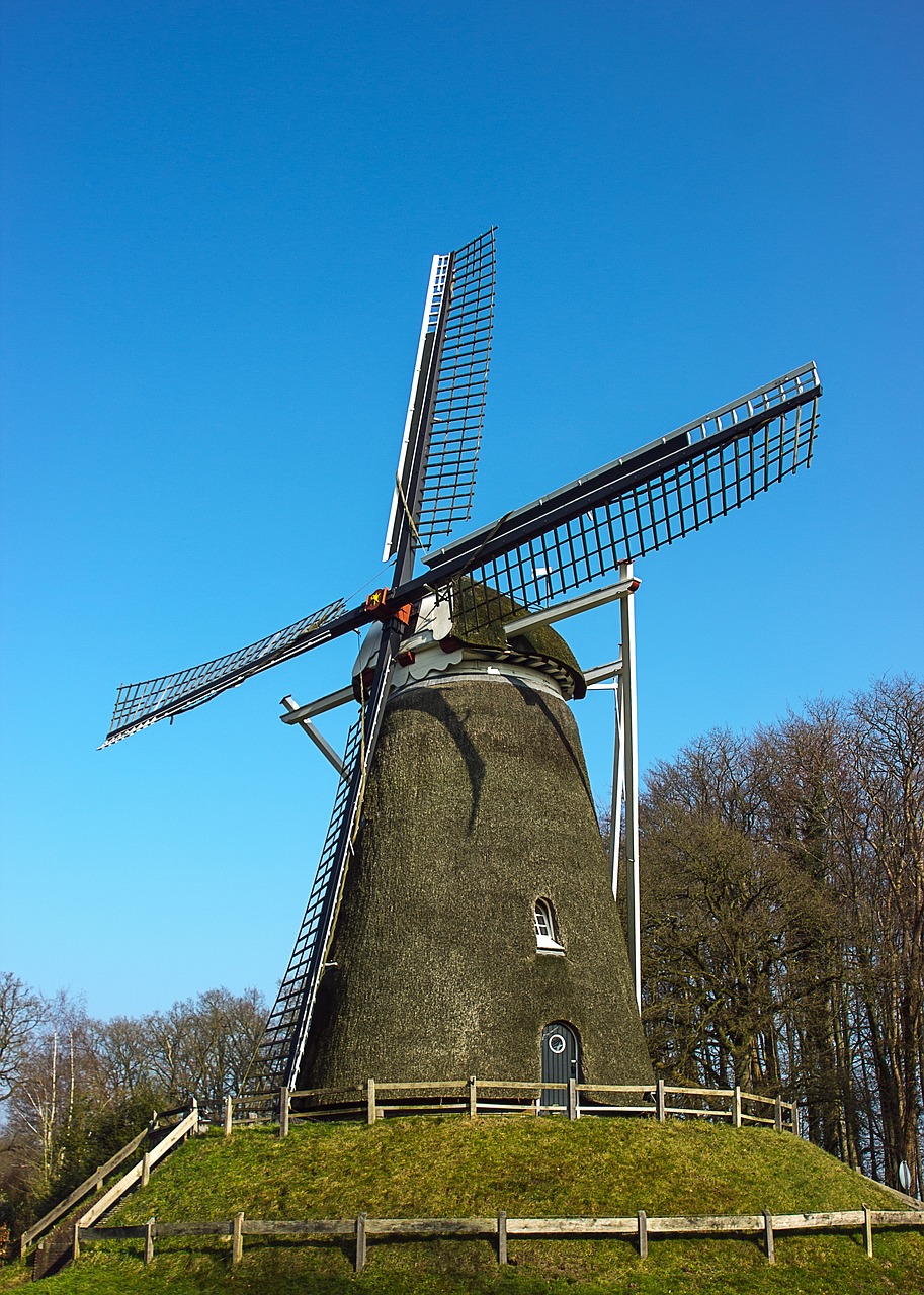 Image - mill netherlands dutch mill nature