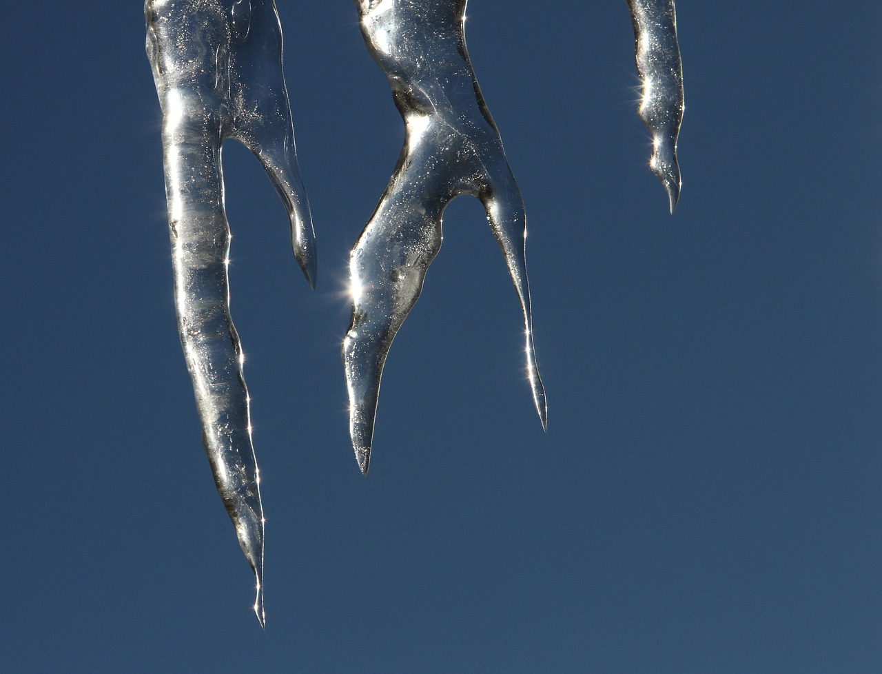 Image - icicles dripping ice freezing rain