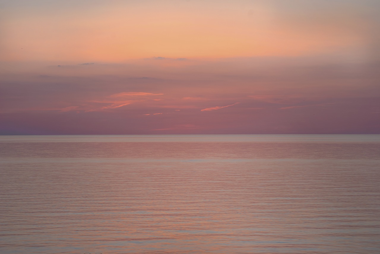 Image - water purple orange gold magenta