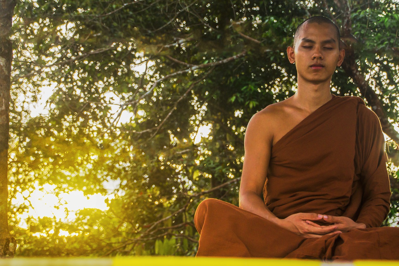 Image - meditate theravada buddhism monk