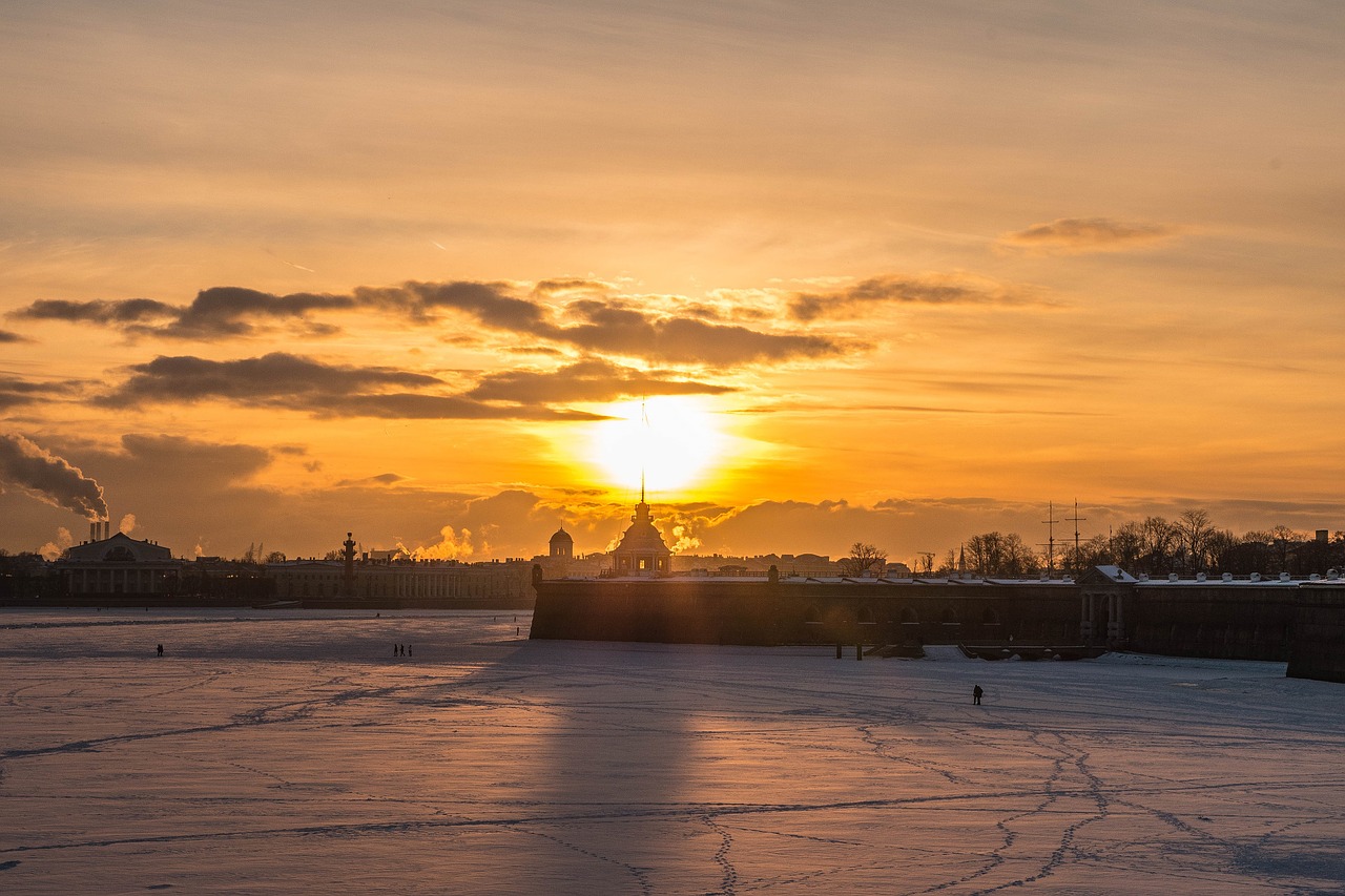 Image - beauty st petersburg russia sunset