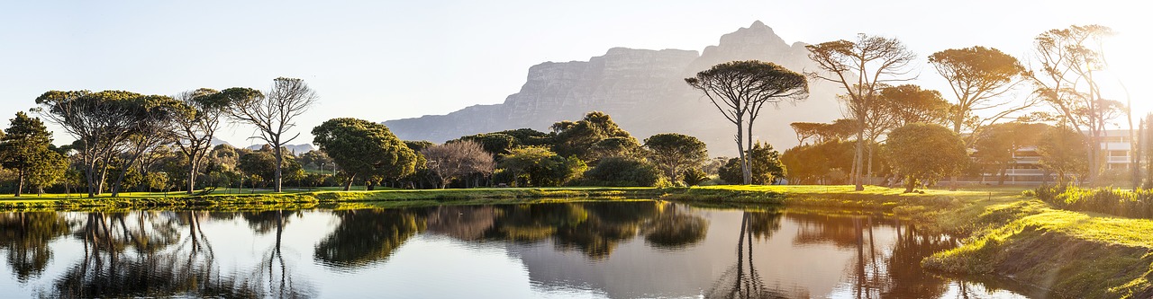 Image - panorama cape town golf course pond