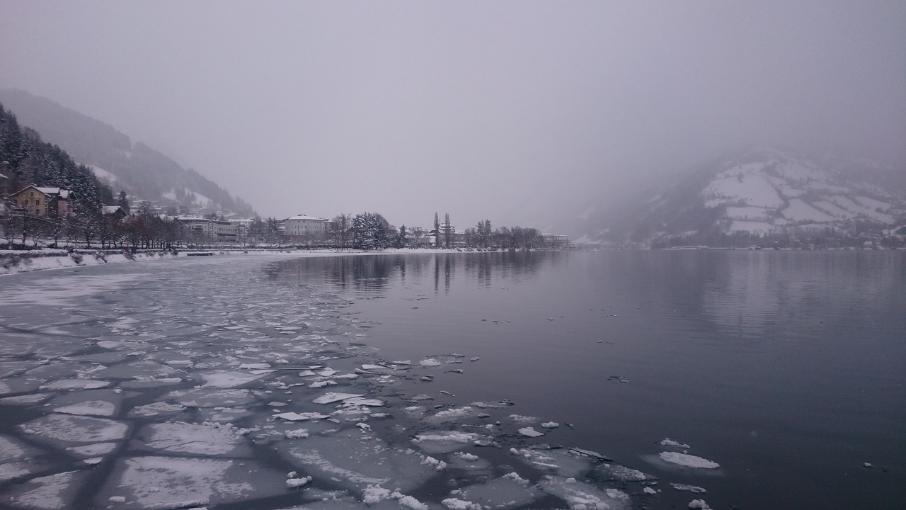 Image - winter lake ice fog