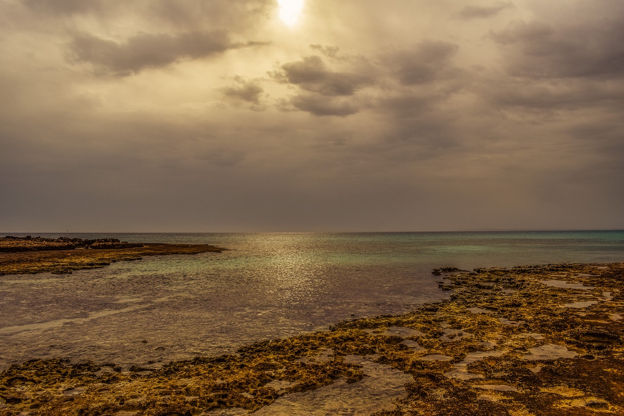 Image - rocky coast sea calm serenity