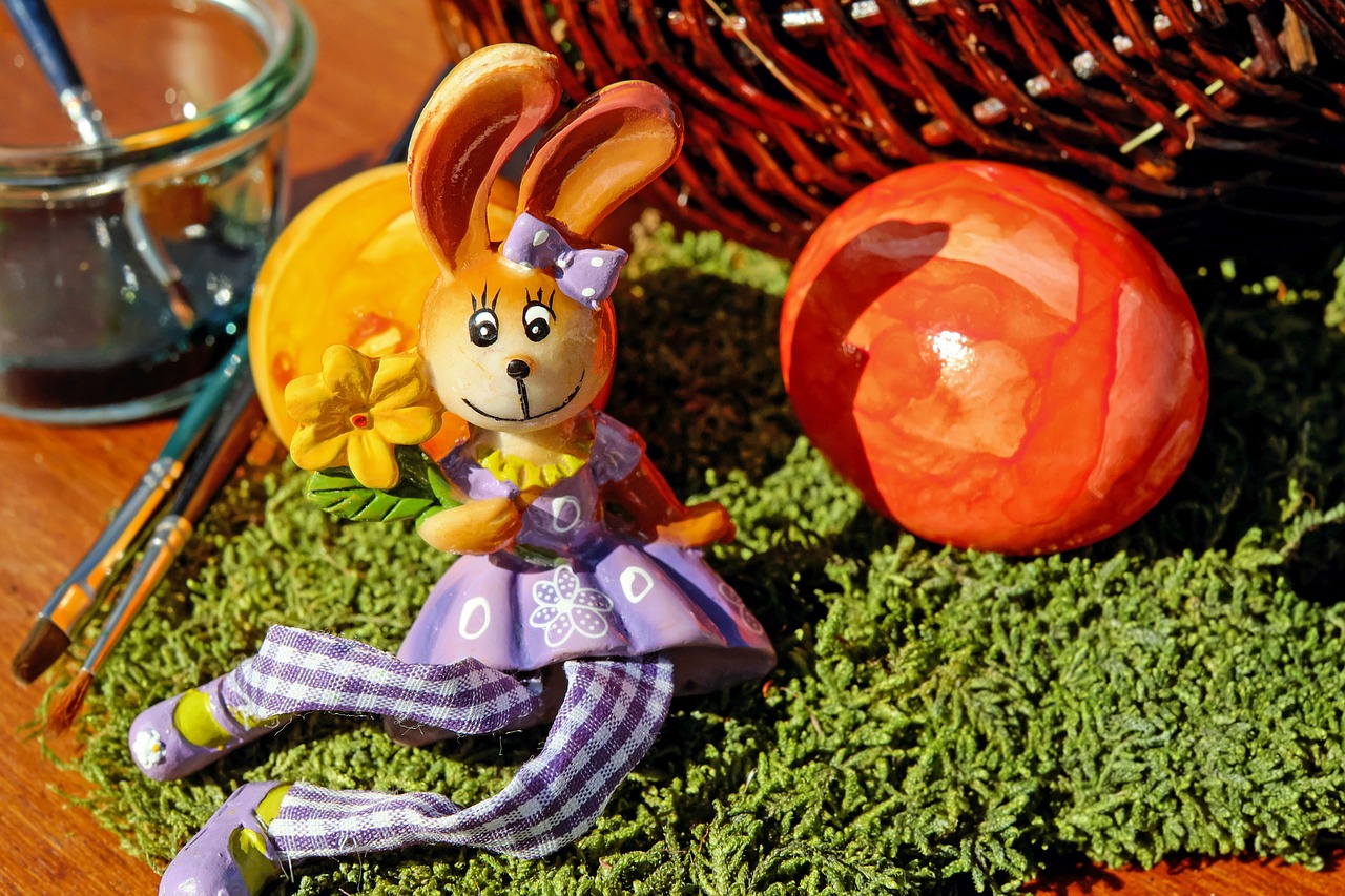 Image - easter bunny easter hare figure