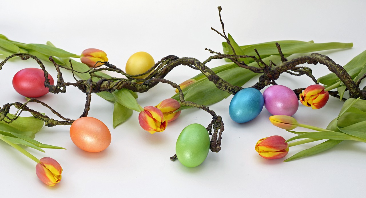 Image - egg color cooked easter decoration