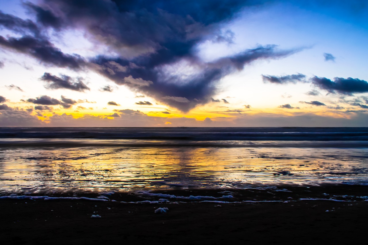 Image - sunset pacifico ocean asia