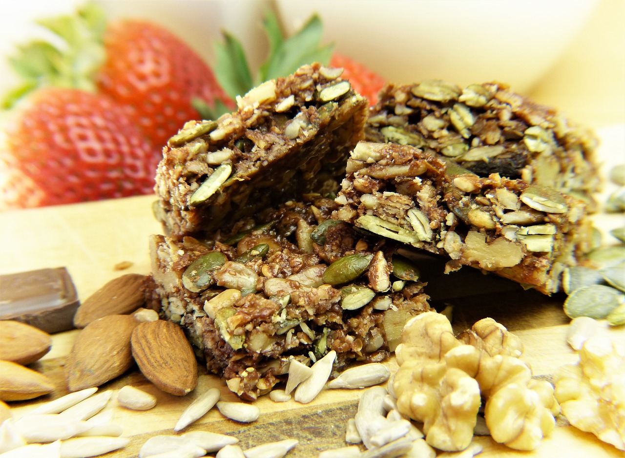 Image - muesli granola bars cereals nuts