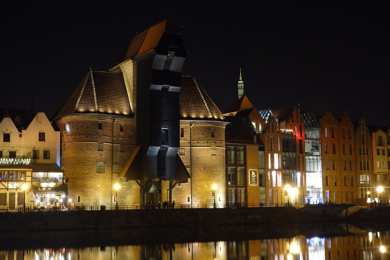 Image - gdańsk motlawa crane the museum