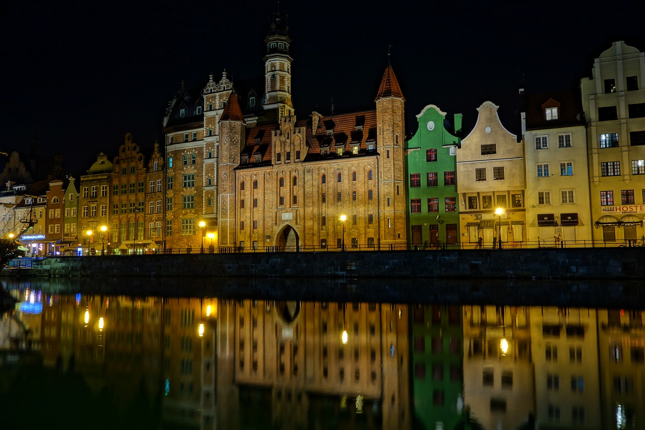 Image - gdańsk motlawa the old town tourism