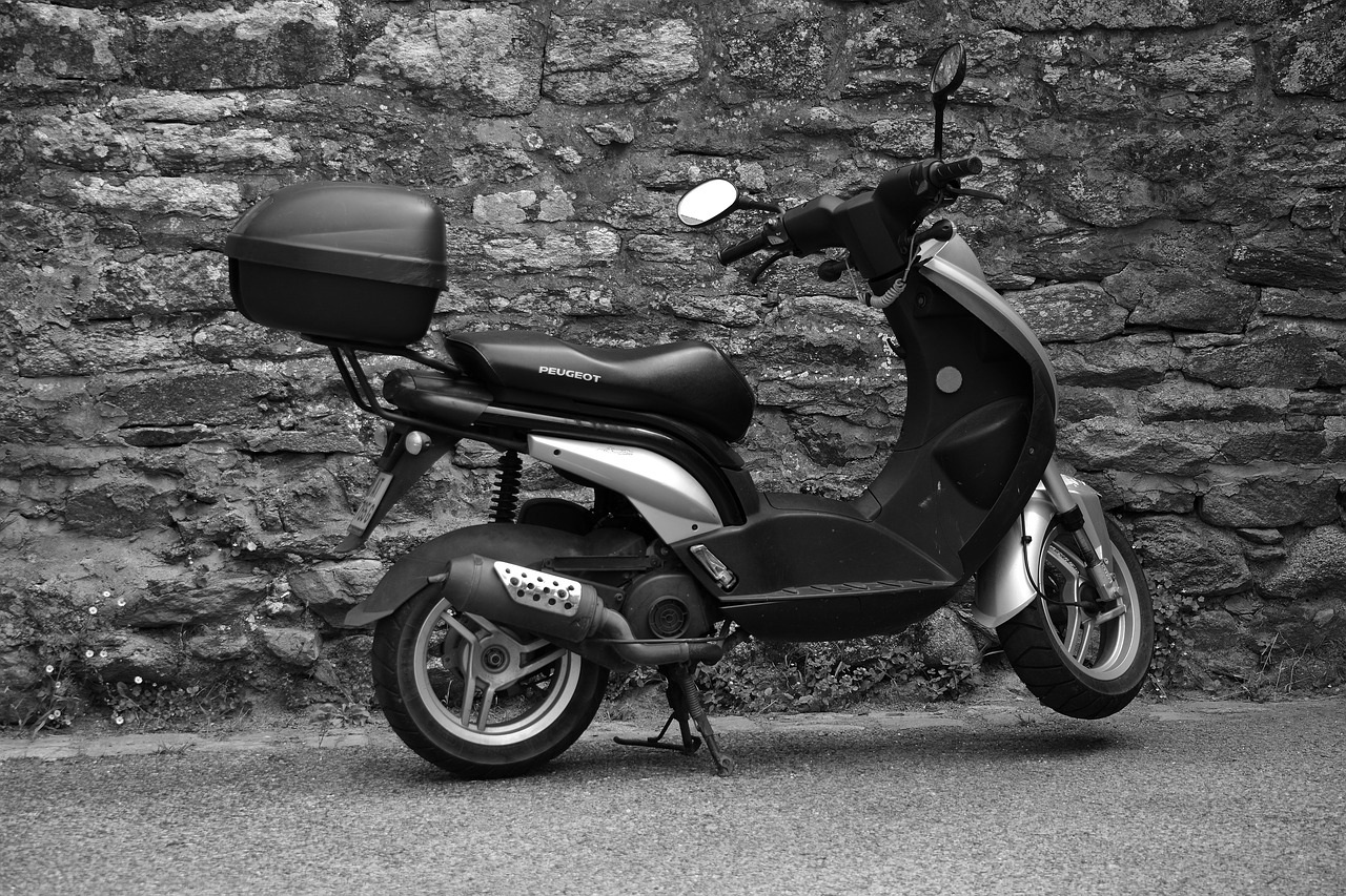 Image - scooter two wheels transport urban