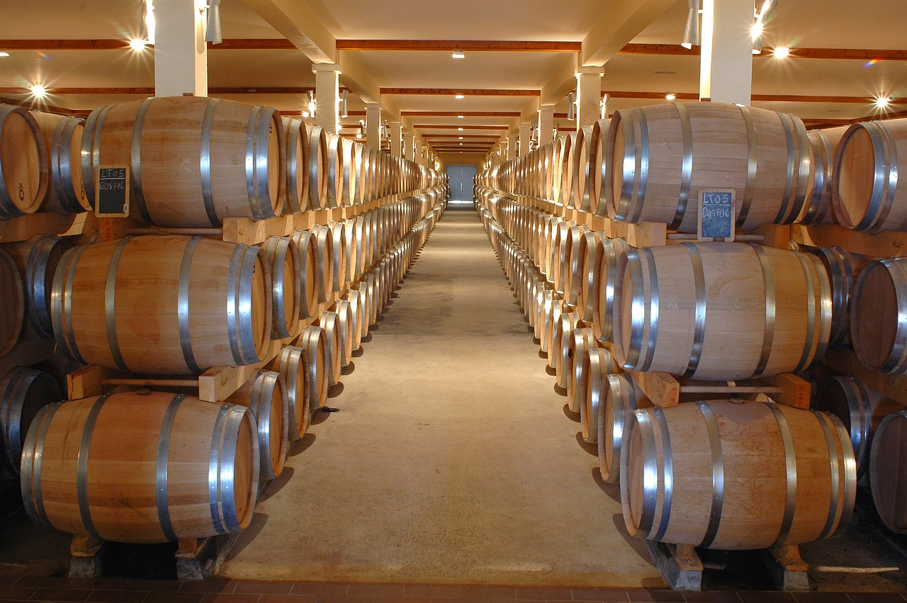 Image - winery chai barrel wine cave