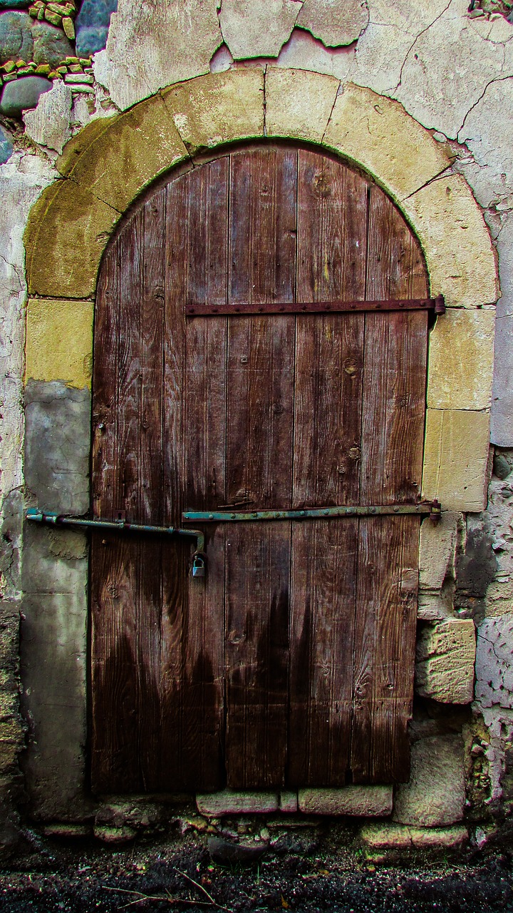 Image - door old aged weathered old door