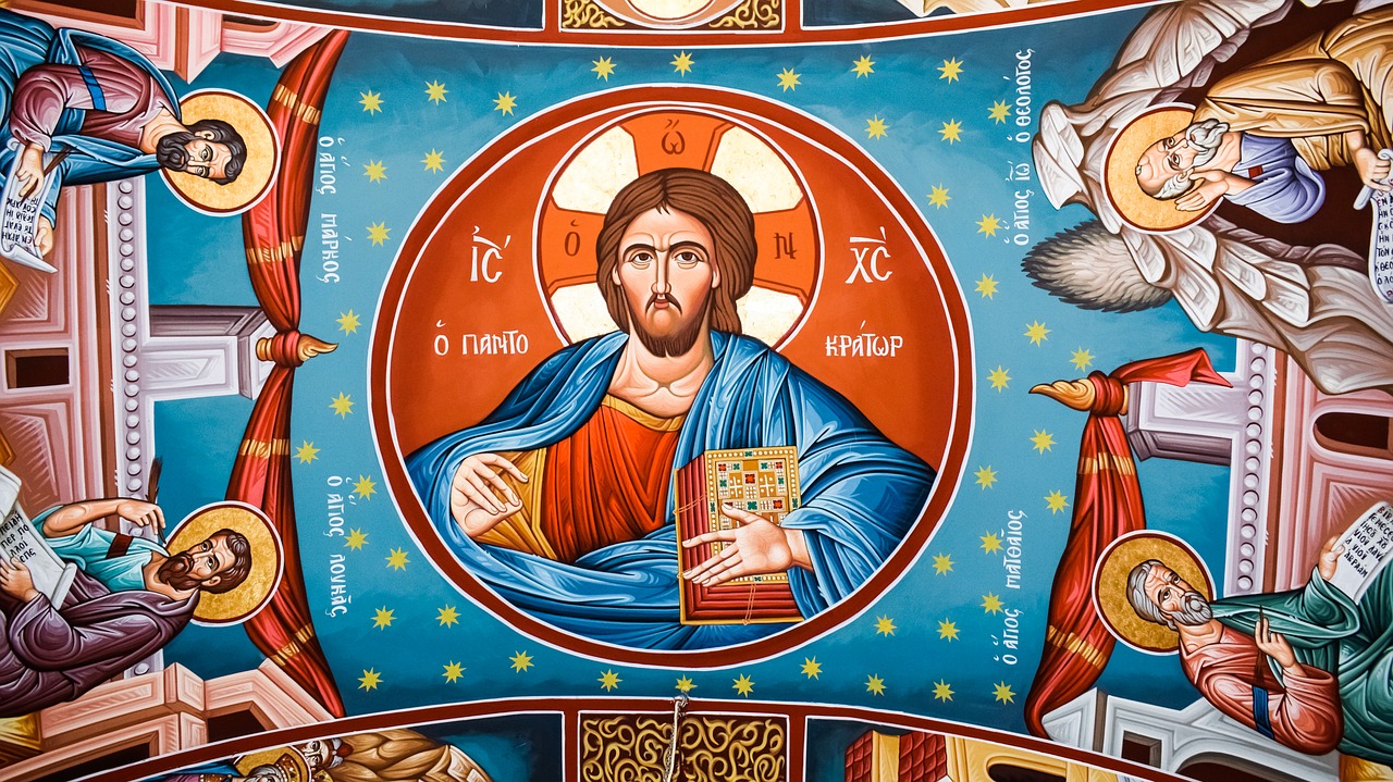 Image - pantocrator jesus christ evangelists
