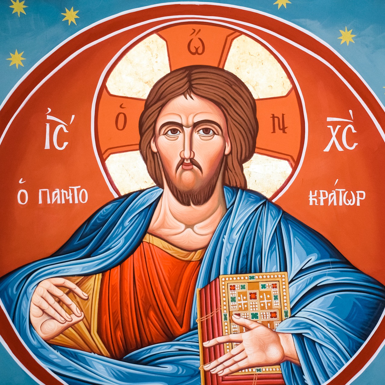 Image - pantocrator jesus christ evangelists