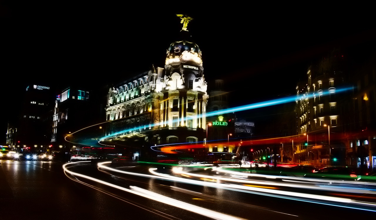 Image - madrid spain city cityscape urban