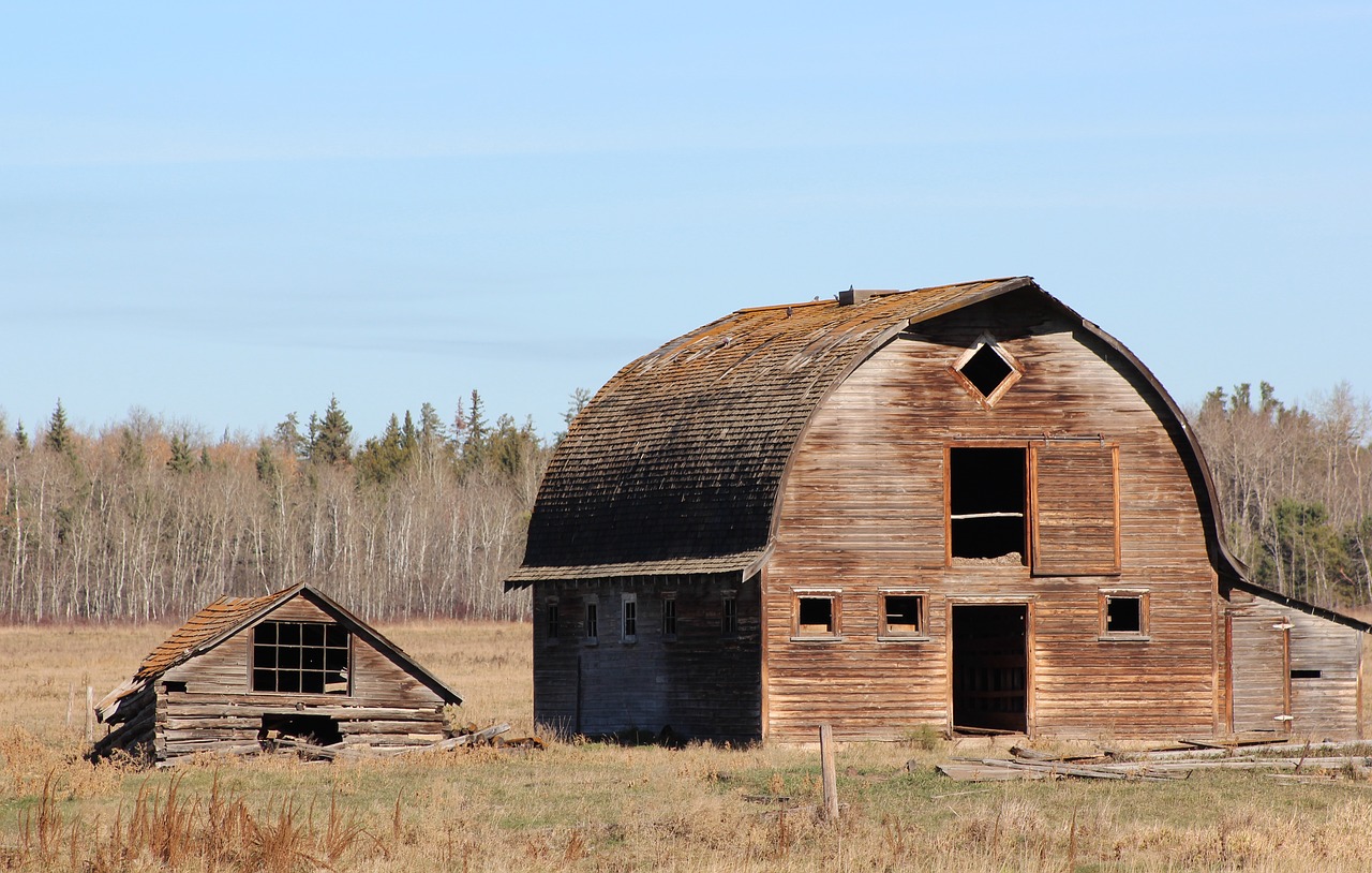 Image - landscape barn building old wooden