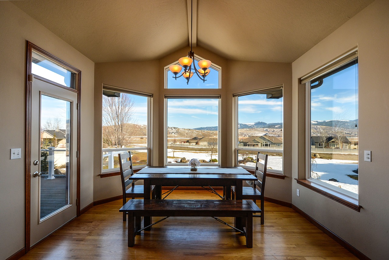 Image - dining dining room view windows