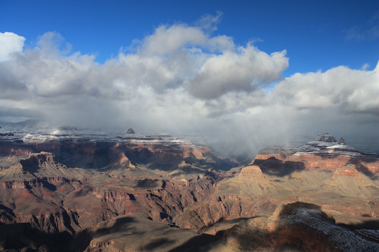 Image - grand canyon winter canyon snow