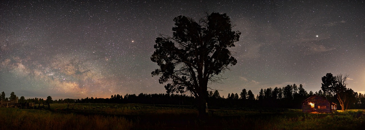 Image - night sky milky way stars cosmos