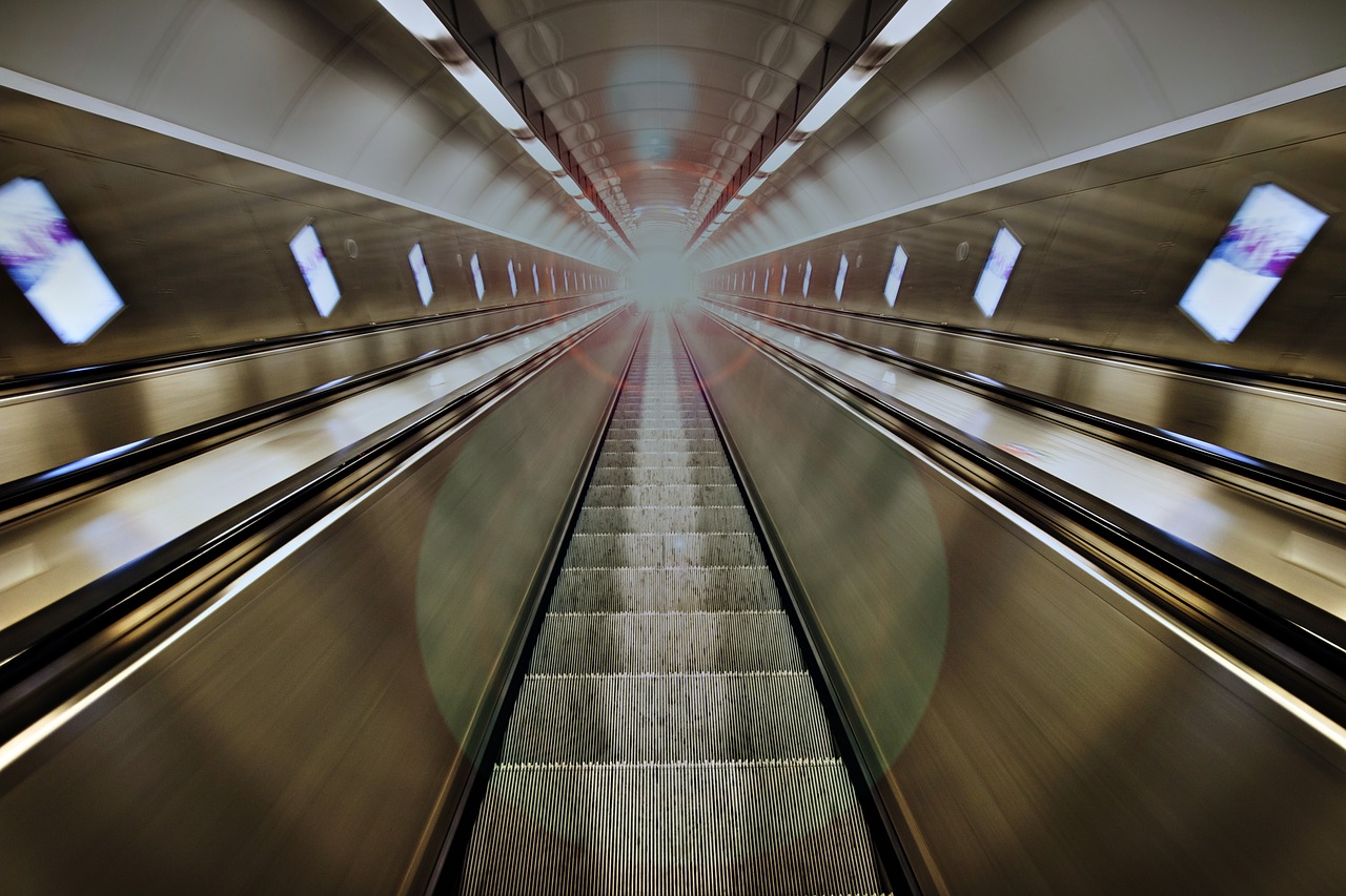 Image - escalator stairs stairway staircase