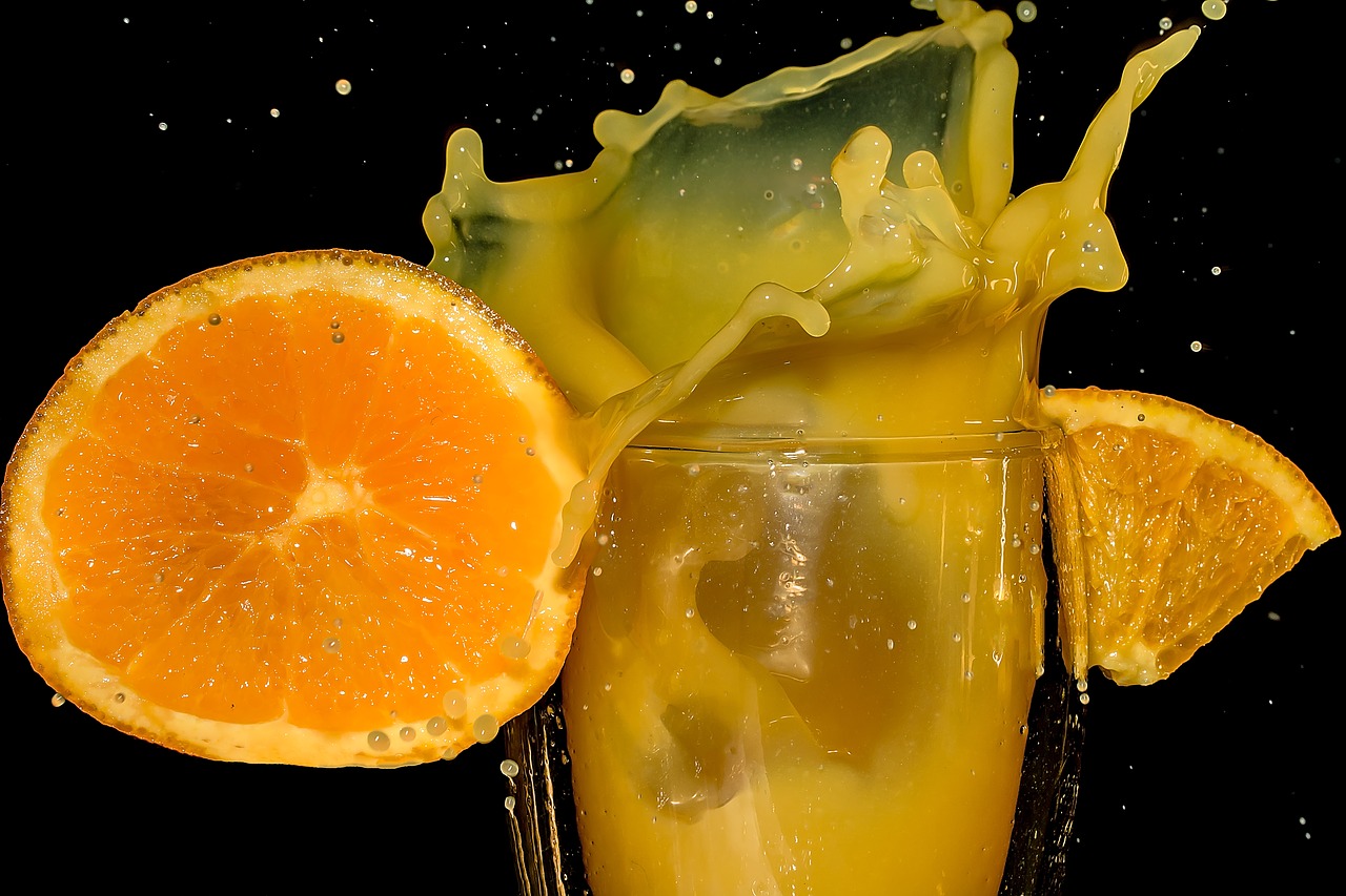 Image - orange juice orange slice