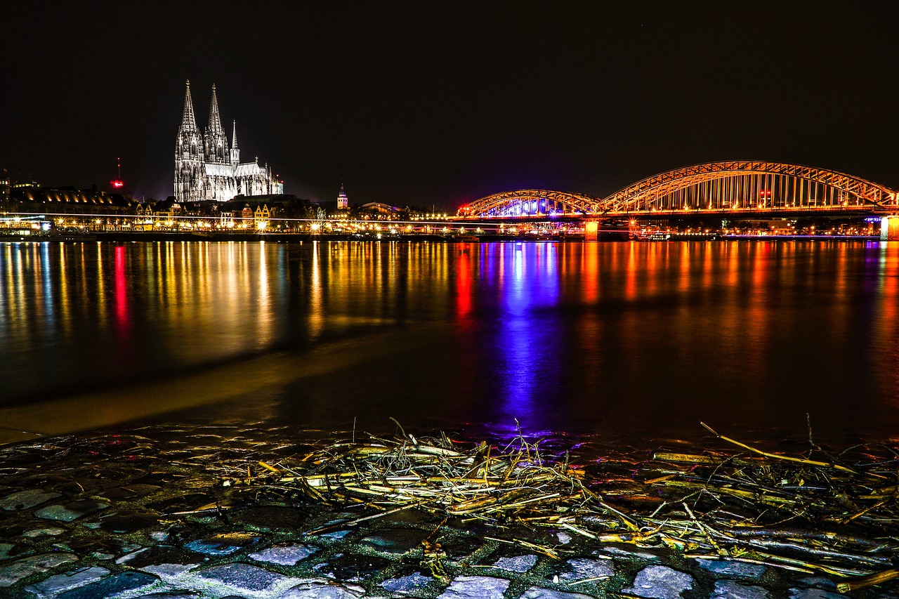 Image - cologne deutzer bridge bridge dom