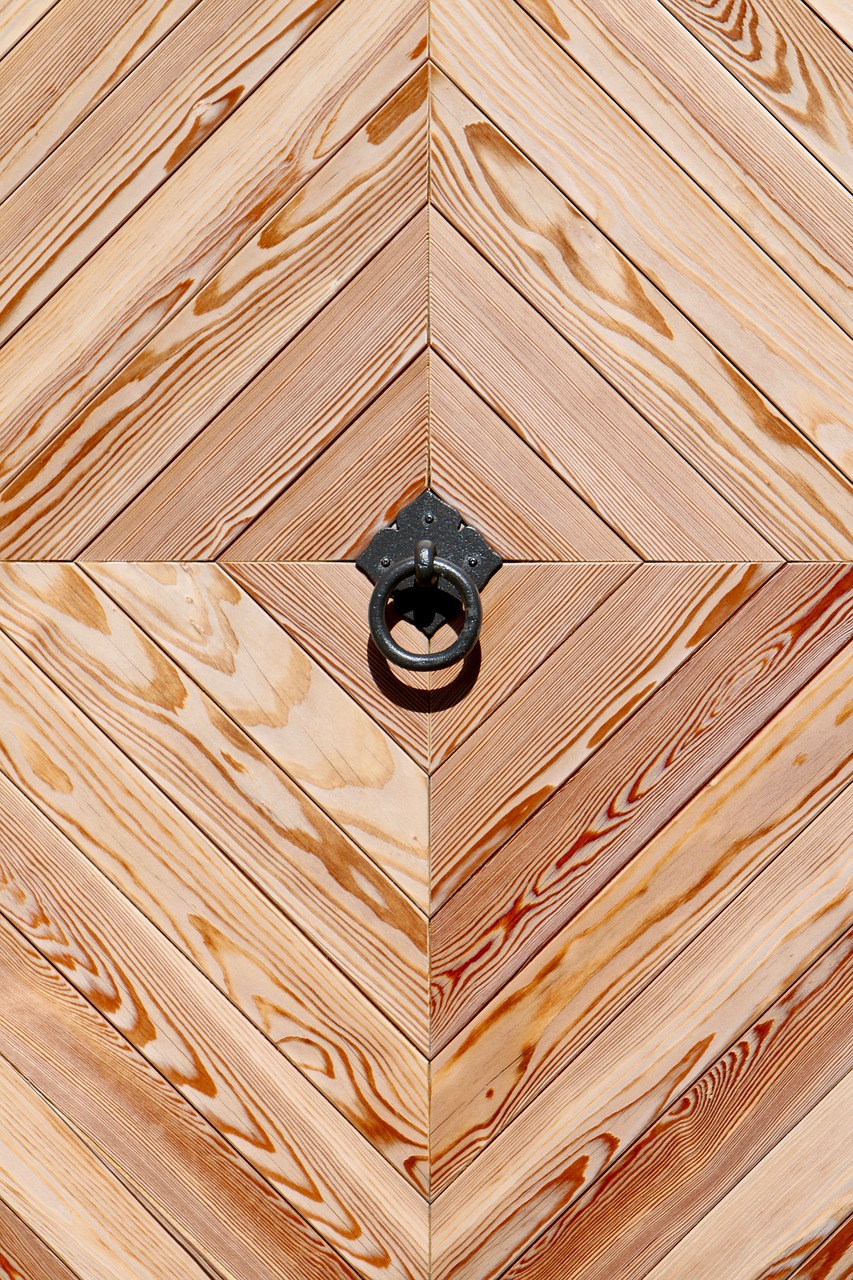 Image - wooden door call waiting ring