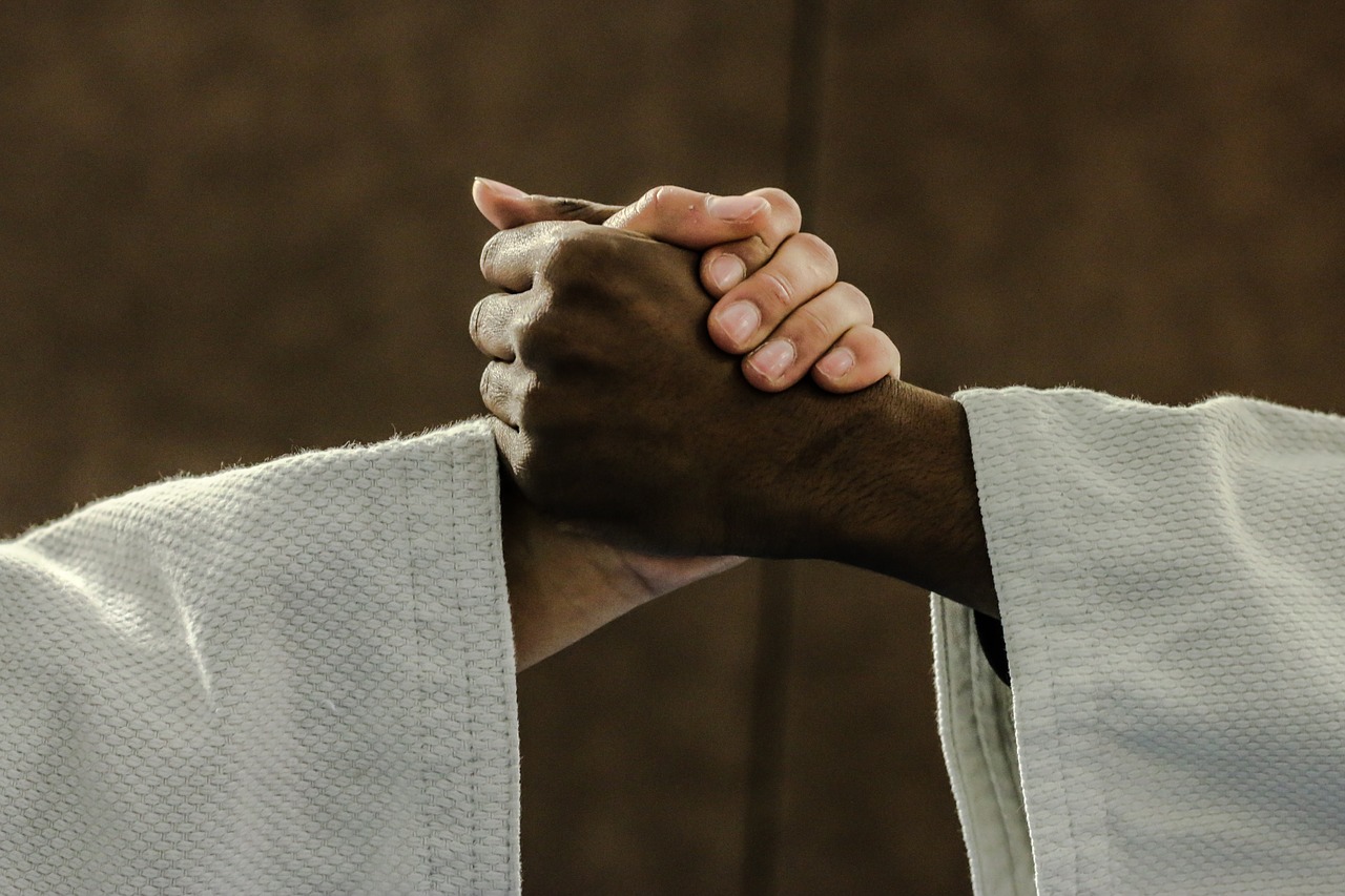 Image - judo hands kimono