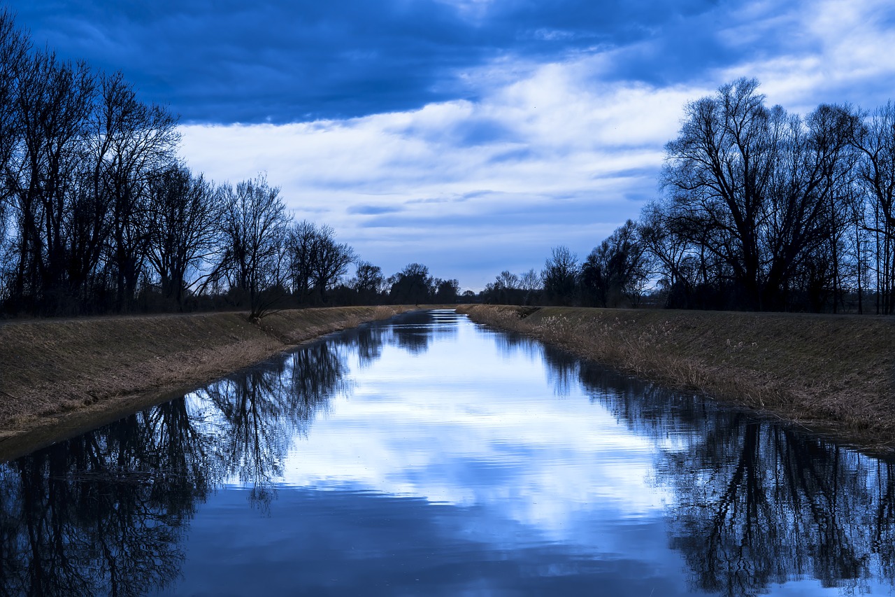 Image - river sky water landscape nature