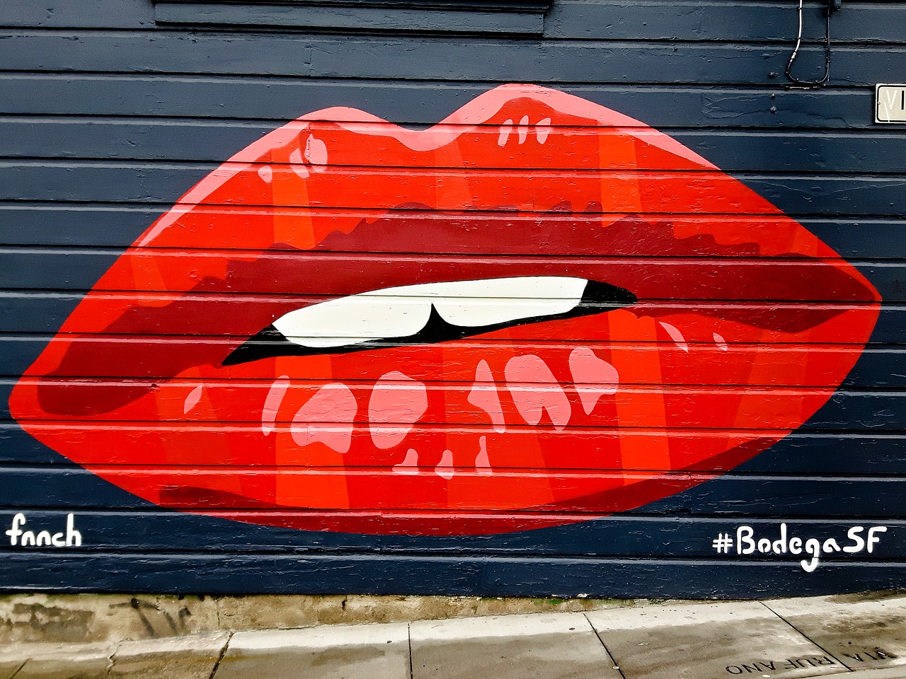 Image - mouth kiss tooth lips red lips