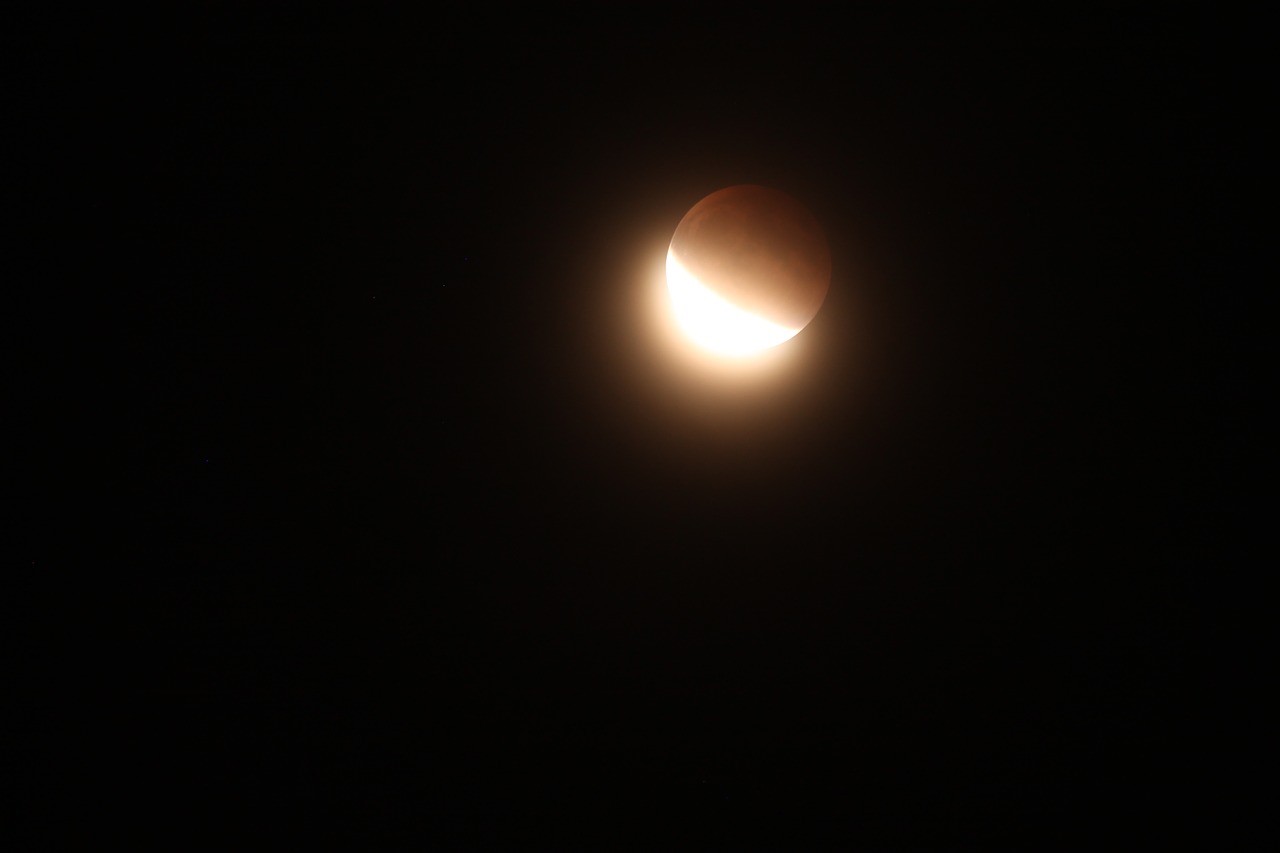 Image - moon eclipse blood astronomy night