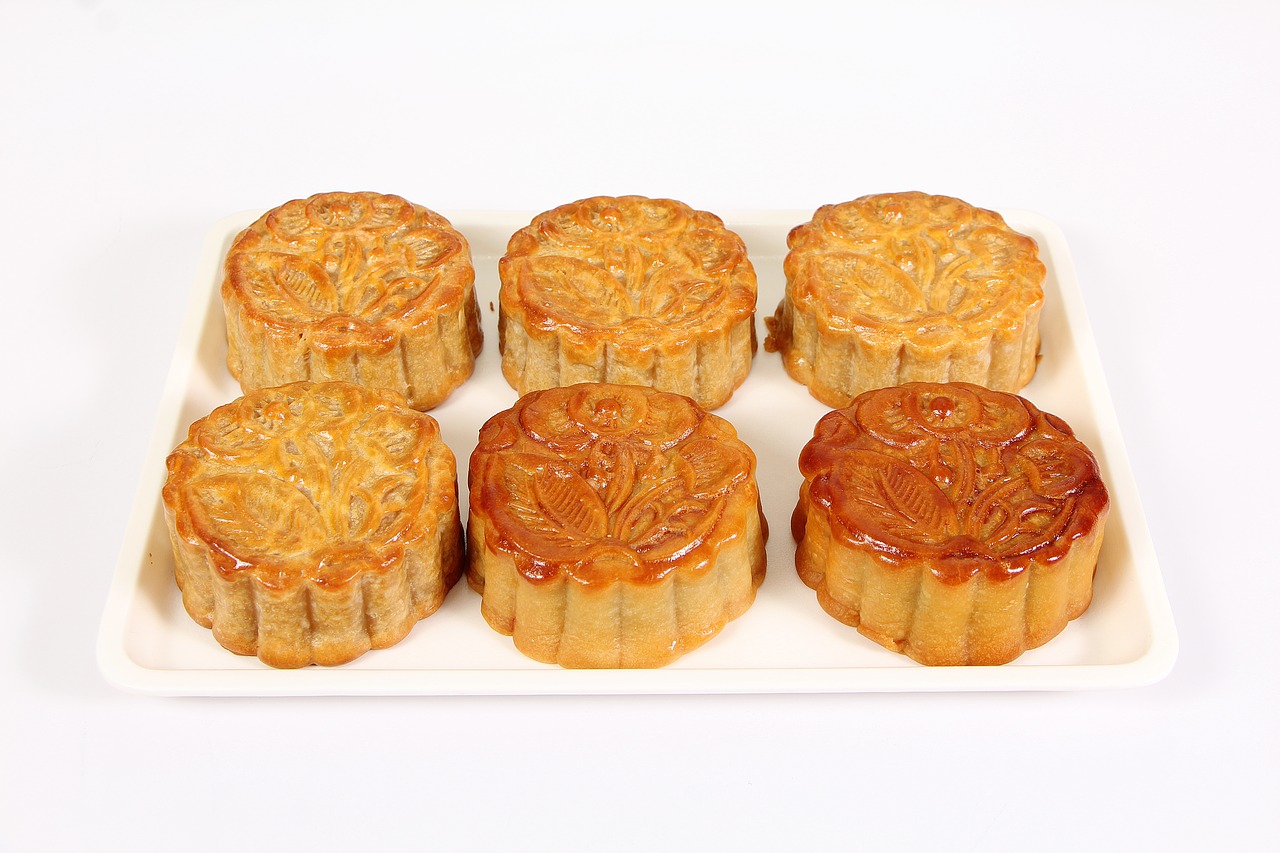 Image - bread moon cake baking cooking