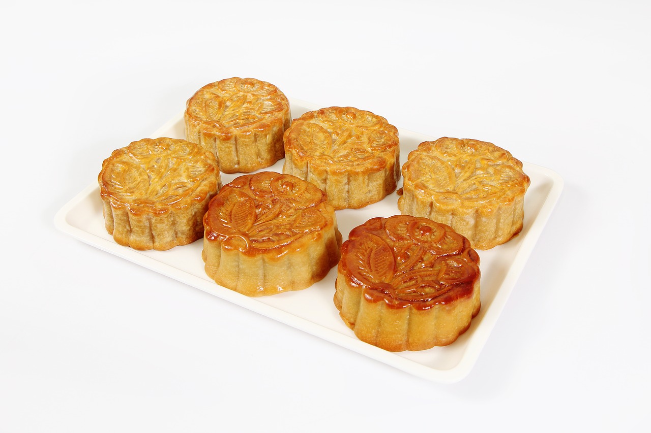 Image - bread moon cake baking cooking