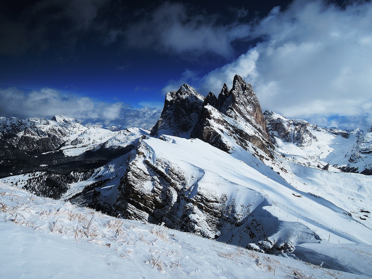 Image - dolomites mountains hill rock