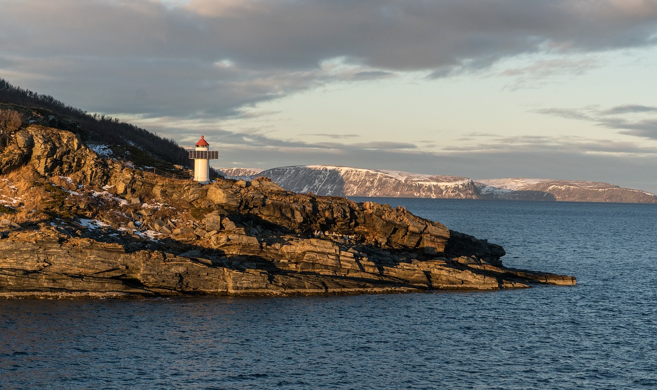 Image - norway lighthouse sea nature