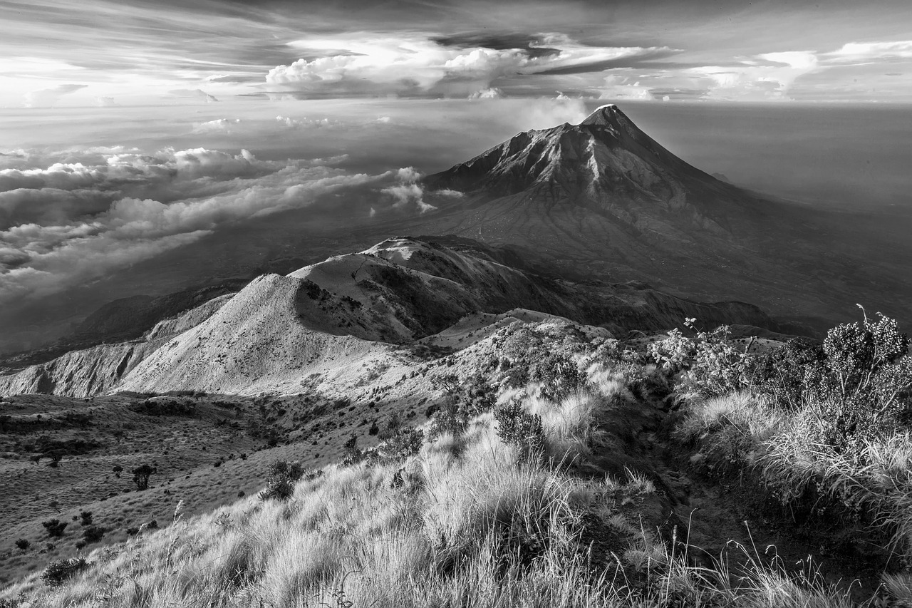 Image - landscape mountain the volcano