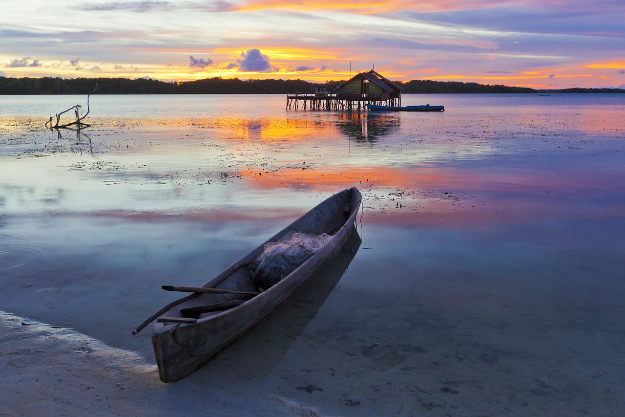 Image - landscape irie at dusk indonesia